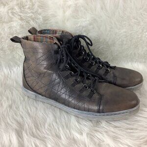 Bed Stu Men's Raylan Hi Top Sneakers Leather Lace Up Shoes 10.5